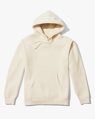Glossier Limited Edition Embroidered Cream Hoodie