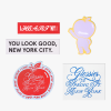 Glossier Big Apple Sticker Pack